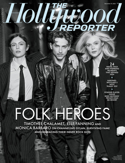 The Hollywood Reporter - 24.12.13 Edition: Timothée Chalamet, Elle Fanning & Monica Barbaro Discuss Surviving Fame & Embracing Their Inner Rock God, 24 Inspiring Moments That Defined 2024 & More!