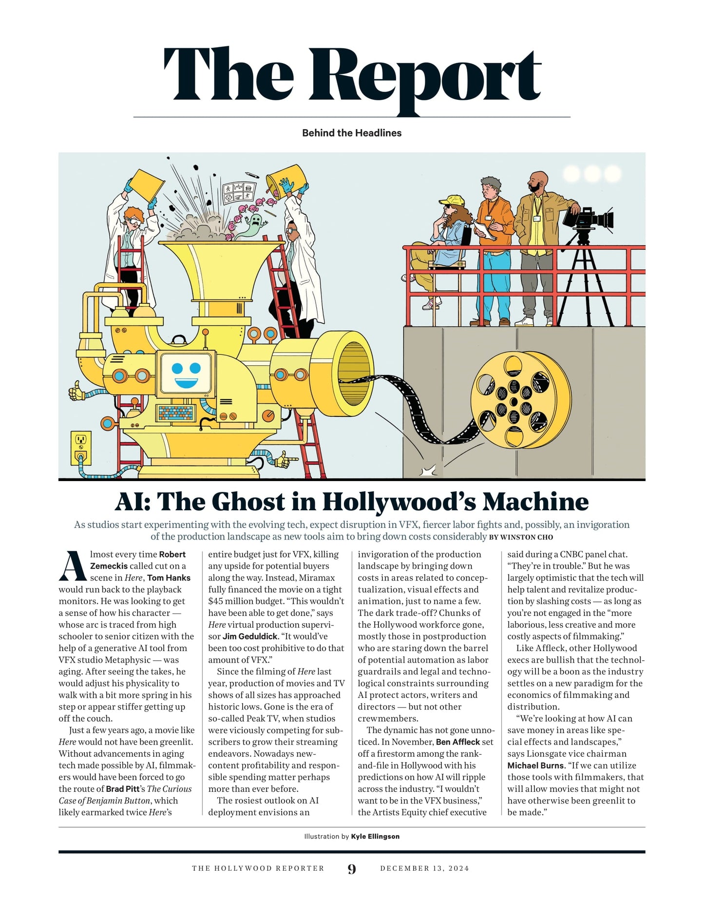 The Hollywood Reporter - 24.12.13 Edition: Timothée Chalamet, Elle Fanning & Monica Barbaro Discuss Surviving Fame & Embracing Their Inner Rock God, 24 Inspiring Moments That Defined 2024 & More!