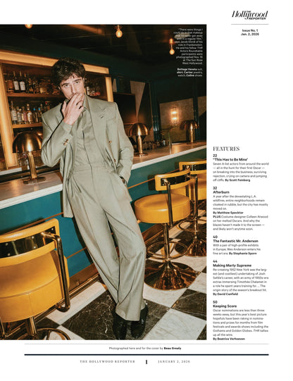 The Hollywood Reporter - 26.01.02 Edition: Men At Work, Jacob Elordi, Dwayne Johnson, Adam Sandler & More Talk Oscar Dreams, LA Rebuilds After Wildfires, Marty Supreme, Box Office Uncertainty & More!
