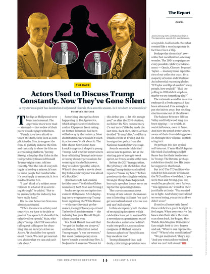 The Hollywood Reporter - 25.01.03 Edition: Leading Ladies, 2024 Actress Roundtable, Blake Lively & Justin Baldoni Feud, 2024 Box Office Report Card, AI Exposes Bogus Shoes, The Golden Globes & More!