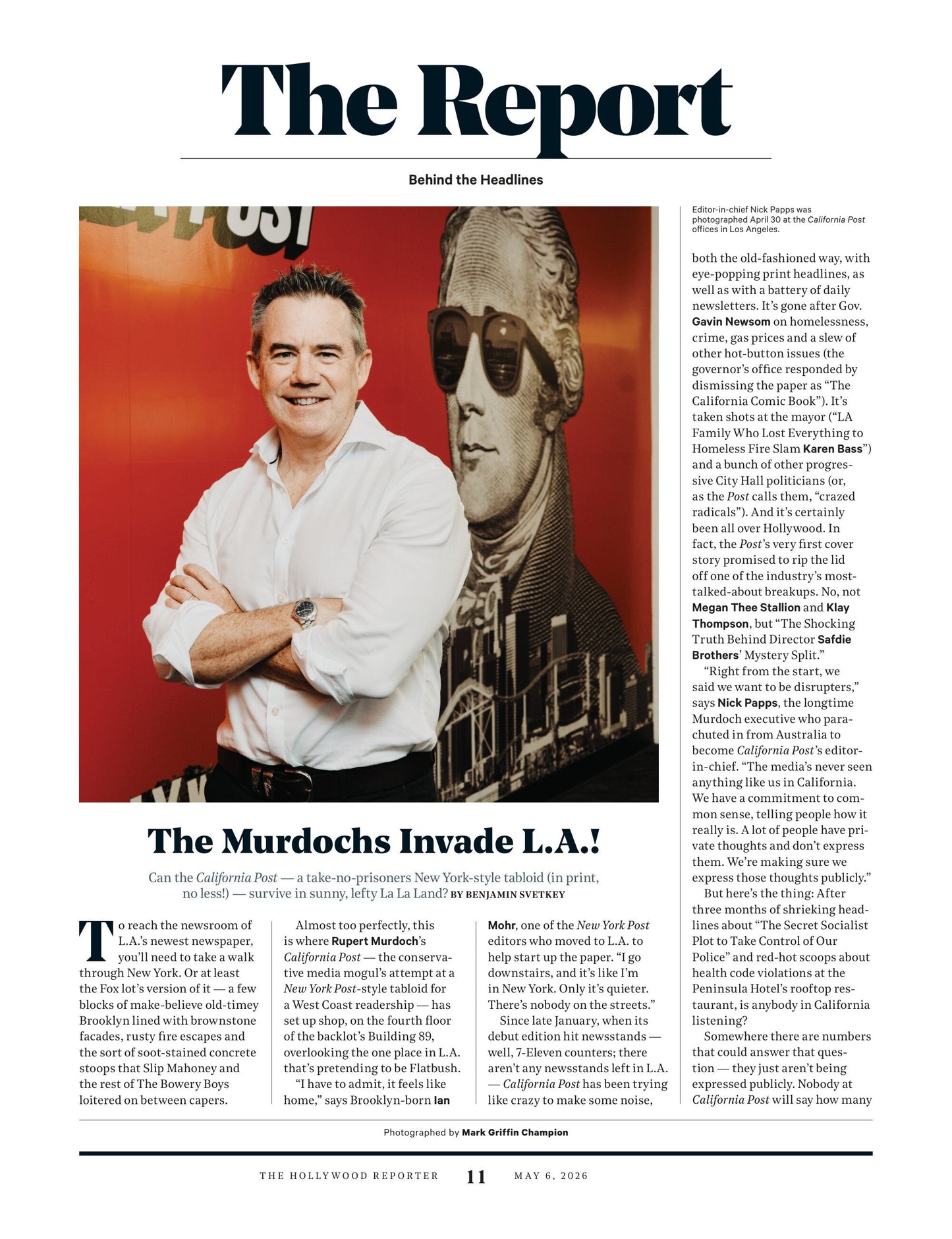 The Hollywood Reporter - 26.05.06 Edition: The Late Great Stephen Colbert Exit Interview, NY's Most Powerful People In Media, A24 In 24 Hours, Ezra Klein’s New Era, Hollywood CEO Pay Chart & More!