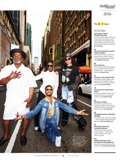 The Hollywood Reporter - 26.05.06 Edition: The Late Great Stephen Colbert Exit Interview, NY's Most Powerful People In Media, A24 In 24 Hours, Ezra Klein’s New Era, Hollywood CEO Pay Chart & More!