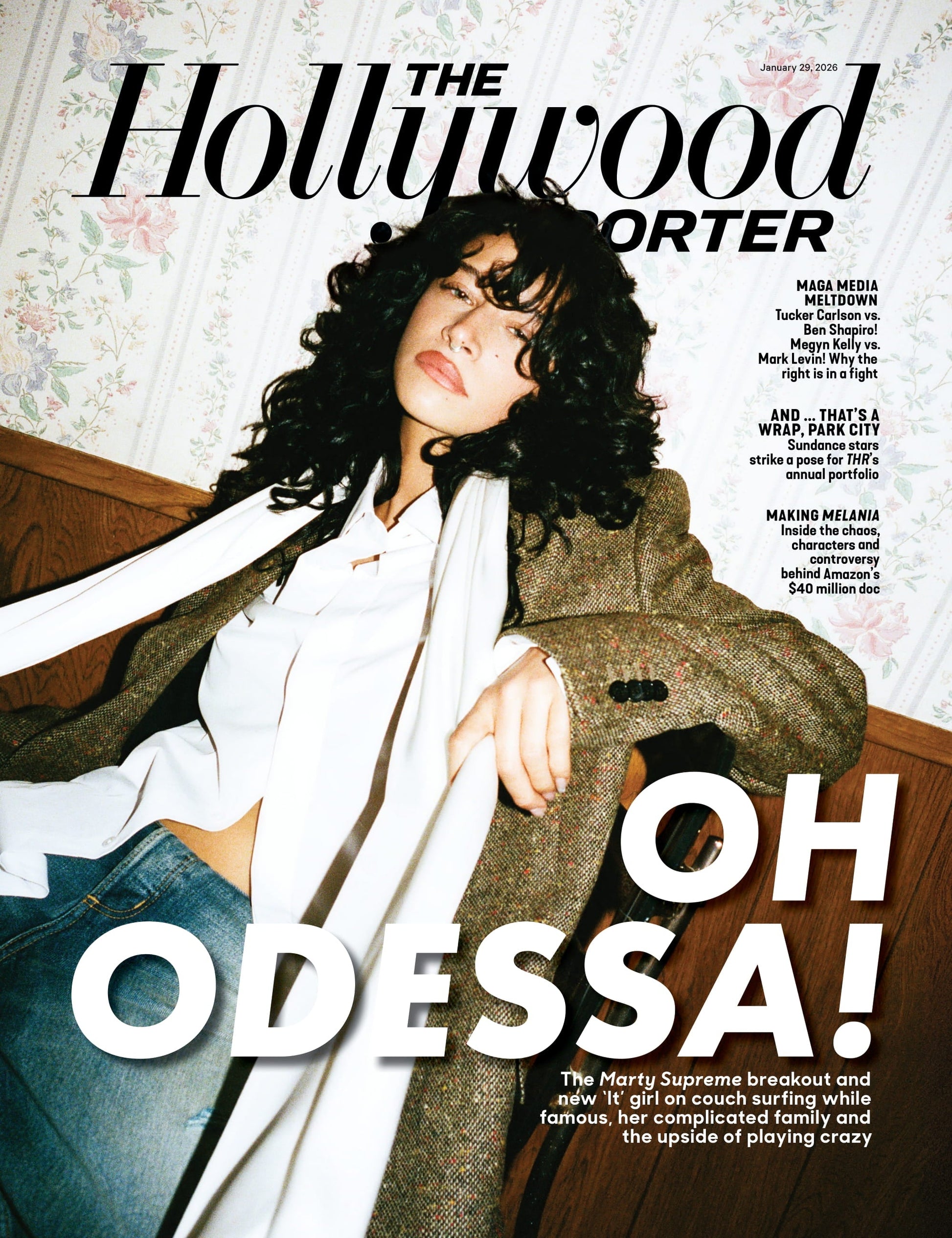 The Hollywood Reporter - 26.01.29 Edition: Odessa A’zion’s Honest Journey, Couch Surfing & Her Complicated Family, TV’s New It Girl, MAGA Media Meltdown, Amazon’s $40M Melania Movie & More!