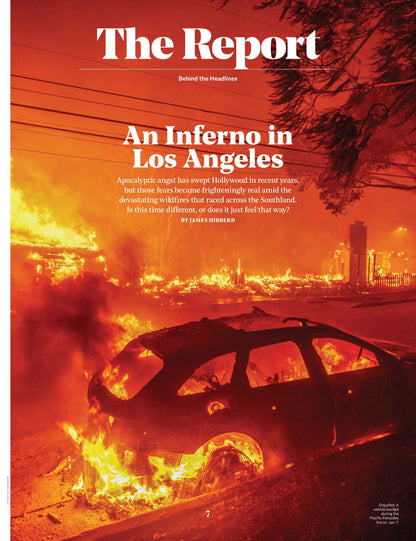 The Hollywood Reporter - 25.01.09 Edition: Karla Sofía Gascón, The First Trans Woman Nominated For Best Actress Oscar, California Facing Fire Destruction, Ben Shapiro, RFK Jr's Next Steps & More!