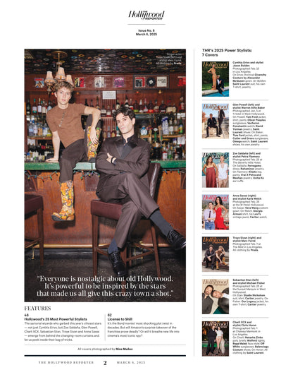 The Hollywood Reporter - 25.03.06 Edition: Power Stylists 2025 Featuring Zoe Saldãna & More! Oscars Drama, Red Carpet Fashion, Gene Hackman Tribute, Amanda Seyfried's Next Move, HBO’s Future & More!