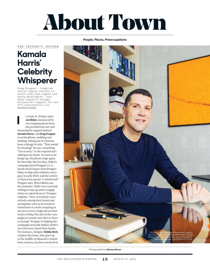 The Hollywood Reporter - 24.08.21 Edition: Hollywood's New Femme Fatale Naomi Ackie In Blink Twice, Martin Short Talks Only Murders In Ihe Building, Kamala Harris’ Celebrity Whisperer & More!
