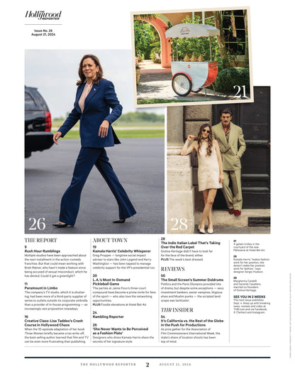 The Hollywood Reporter - 24.08.21 Edition: Hollywood's New Femme Fatale Naomi Ackie In Blink Twice, Martin Short Talks Only Murders In Ihe Building, Kamala Harris’ Celebrity Whisperer & More!