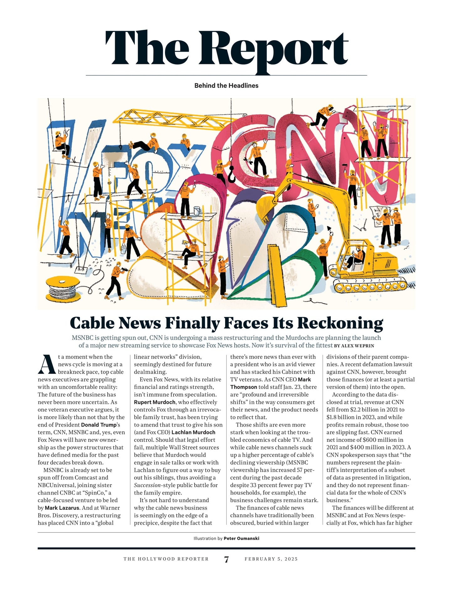 The Hollywood Reporter - 25.02.05 Edition: Ben Stiller Takes Control, Caruso V. Kamala, Why Everyone Is Microdosing Ozempic, Trump's War On Big Media, Bungalow Bacchanal, Grammys' Best Dressed & More!