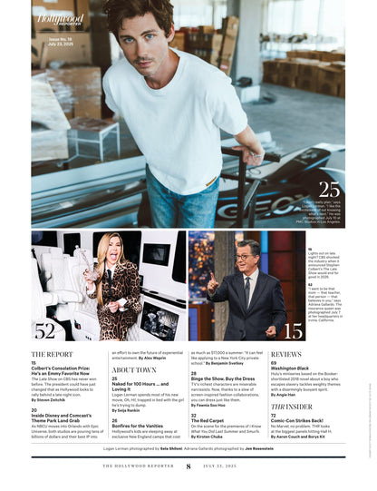 The Hollywood Reporter - 25.07.23 Edition: Tim Burton & Jenna Ortega On Netflix’s Wednesday, Disney & Comcast’s Theme Park Land Grab, John Legend’s Legacy, Hollywood’s New Angelyne & More!