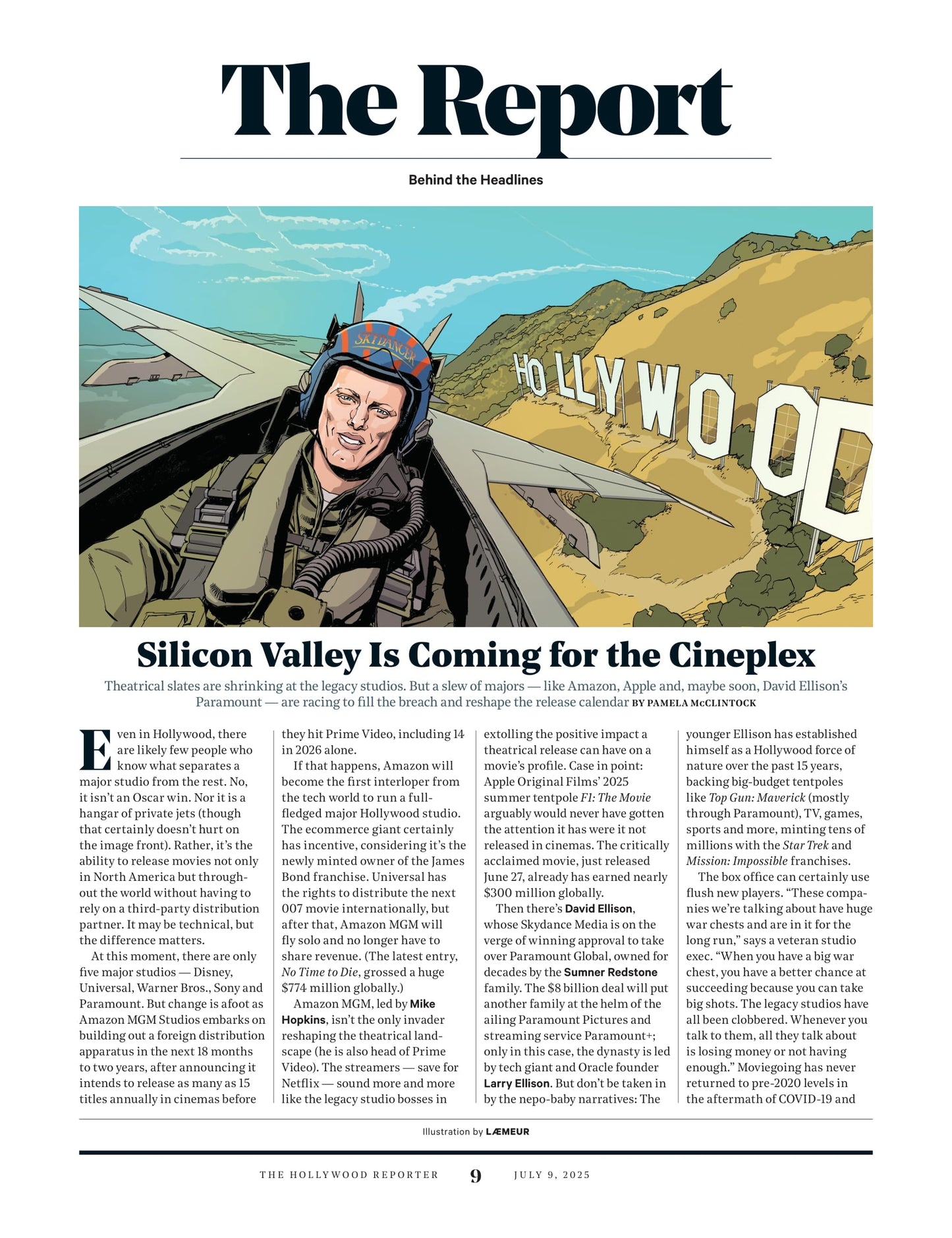 The Hollywood Reporter - 25.07.09 Edition: Keanu Reeves Impersonation Scam, Fraudsters Target Fans, Sean O’Brien’s Power Play, Mind Of SNL’s John Goodman, Superman Returns, Top Sports Lawyers & More!