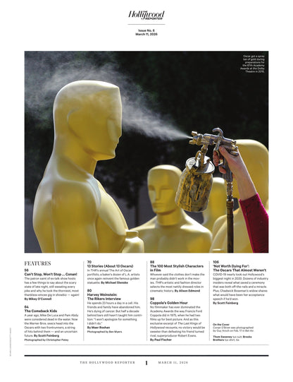 The Hollywood Reporter - 26.03.11 Edition: The Oscars Issue, Hosted By Conan O'Brien, Hollywood's Most Stylish Movie Characters, How Zaslav Got The Last Laugh, Harvey Weinstein's Life At Rikers & More!
