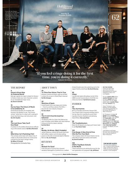 The Hollywood Reporter - 25.11.19 Edition: The Beauty Issue, Julia Roberts & Serge Normant, Greta Lee, Nina Park & Jenny Cho, Top Beauty Moments, The Podcast Roundtable, Most Powerful Producers & More