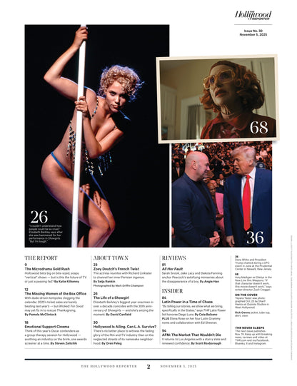 The Hollywood Reporter - 25.11.05 Edition: Rising Stars & Execs Shaping The Future Of Entertainment, Teyana Taylor Takes Off, Dana White’s Secret $30M Vegas Hole, Amy Madigan's Versatile Career & More