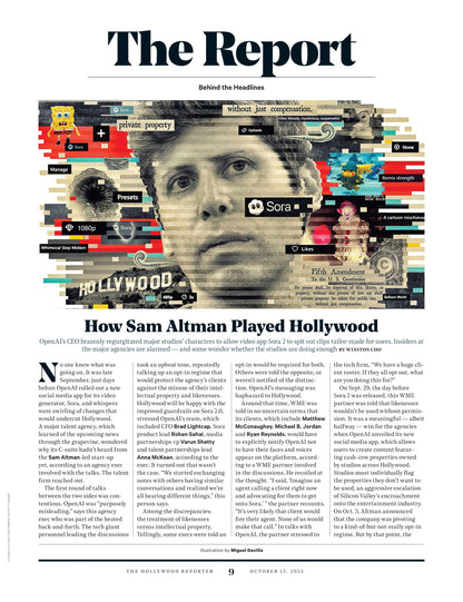 The Hollywood Reporter - 25.10.15 Edition: Hottest Influencers On The Planet, YouTube’s Trillion-View Triumph, Diane Keaton’s Legacy, Spencer Pratt’s Comeback, Hollywood Vs OpenAI’s Sora 2 & More!