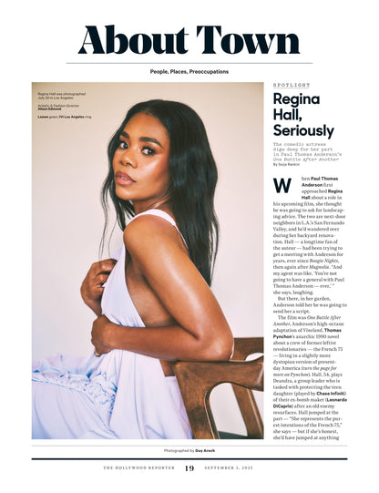 The Hollywood Reporter - 25.09.03 Edition: Toronto Film Festival 2025, Aziz Ansari, Keanu Reeves & Seth Rogen Team Up, Steven Soderbergh Goes Rogue, Risk-Taking Filmmaking,  Film Ponzi Schemes & More!