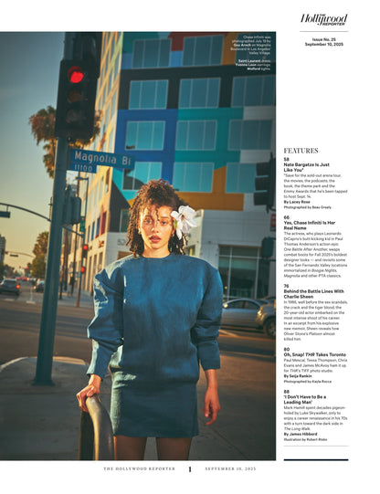 The Hollywood Reporter - 25.09.10 Edition: Nate Bargatze, From Stand-Up King To Emmy Host, Mark Hamill’s Career Renaissance, Charlie Sheen’s Platoon Nightmare, The Real Chase Infiniti & More!