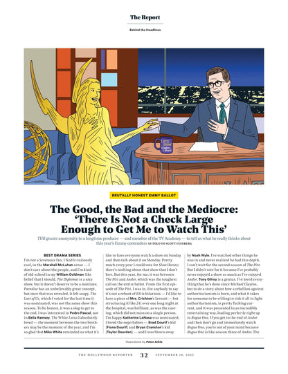The Hollywood Reporter - 25.09.10 Edition: Nate Bargatze, From Stand-Up King To Emmy Host, Mark Hamill’s Career Renaissance, Charlie Sheen’s Platoon Nightmare, The Real Chase Infiniti & More!