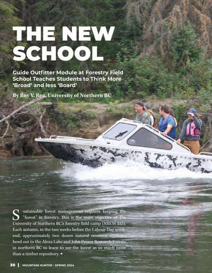 Mountain Hunter - Spring 2024: Stories From All Walks Of Life, Becoming A Huntress, Old Man Mountain, GOABC Convention, New School, Seniors Can Do It Too, The Sixty Year Dream, Story Contest & More!