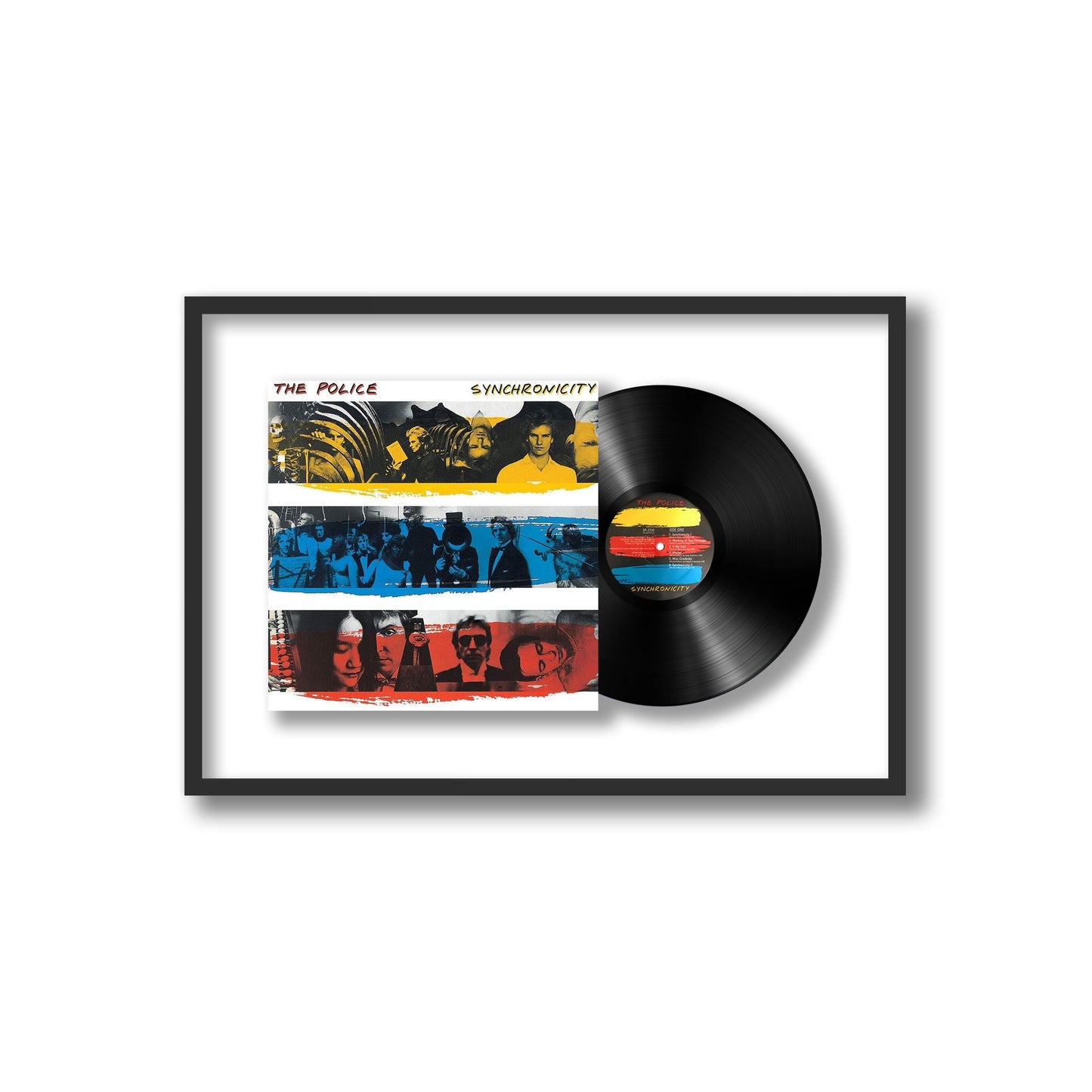 The Police Synchronicity Framed Vinyl Record