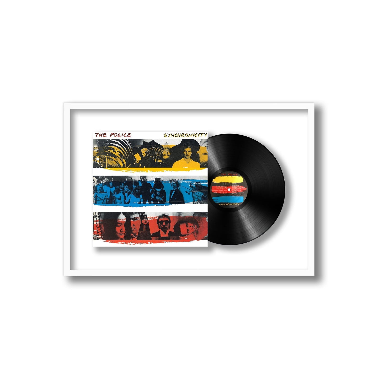 The Police Synchronicity Framed Vinyl Record