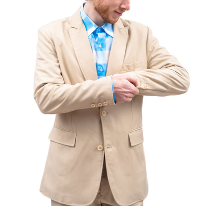 The Running Man Complete Deluxe Suit Jacket Shirt and Pants Halloween Costume Cosplay
