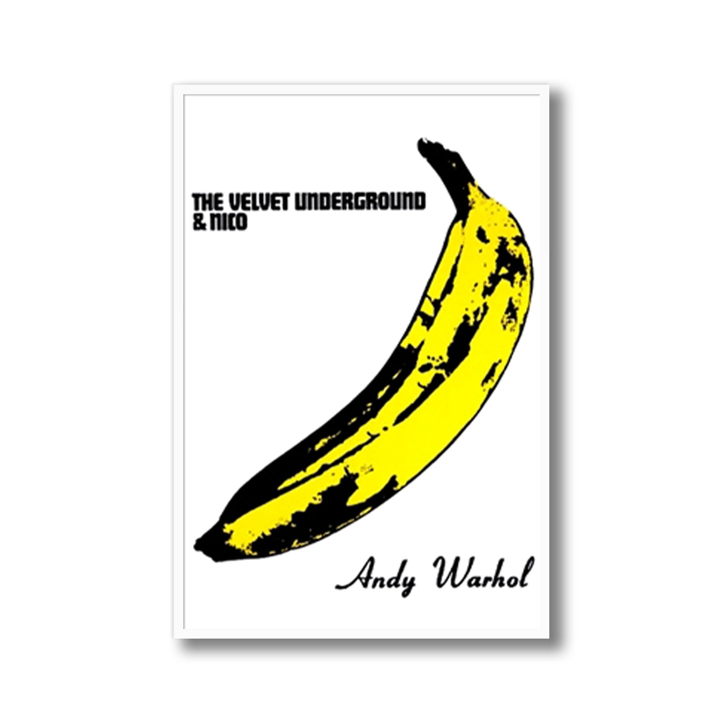 The Velvet Underground & Nico / Andy Warhol Framed Poster
