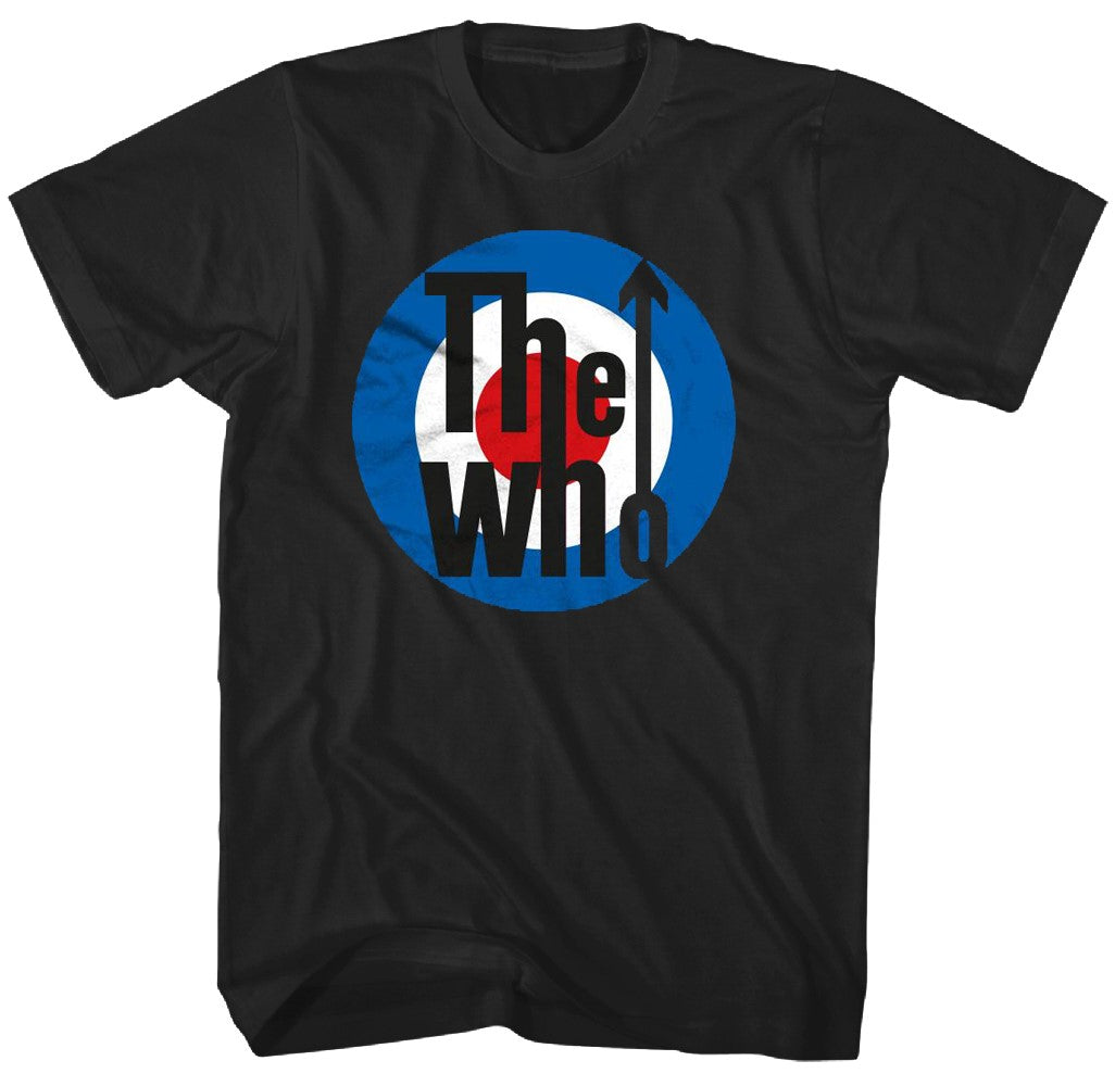 The Who Target Classic Logo Mens T Shirt Black