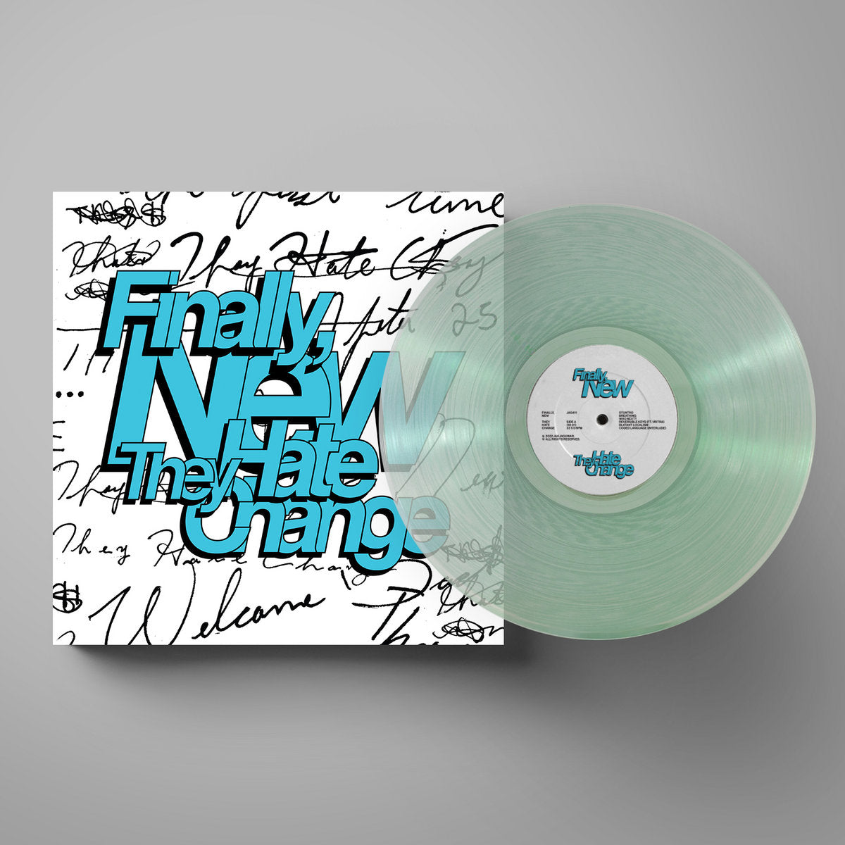 They Hate Change - Finally, New [Coke Bottle Clear] Vinyl Record