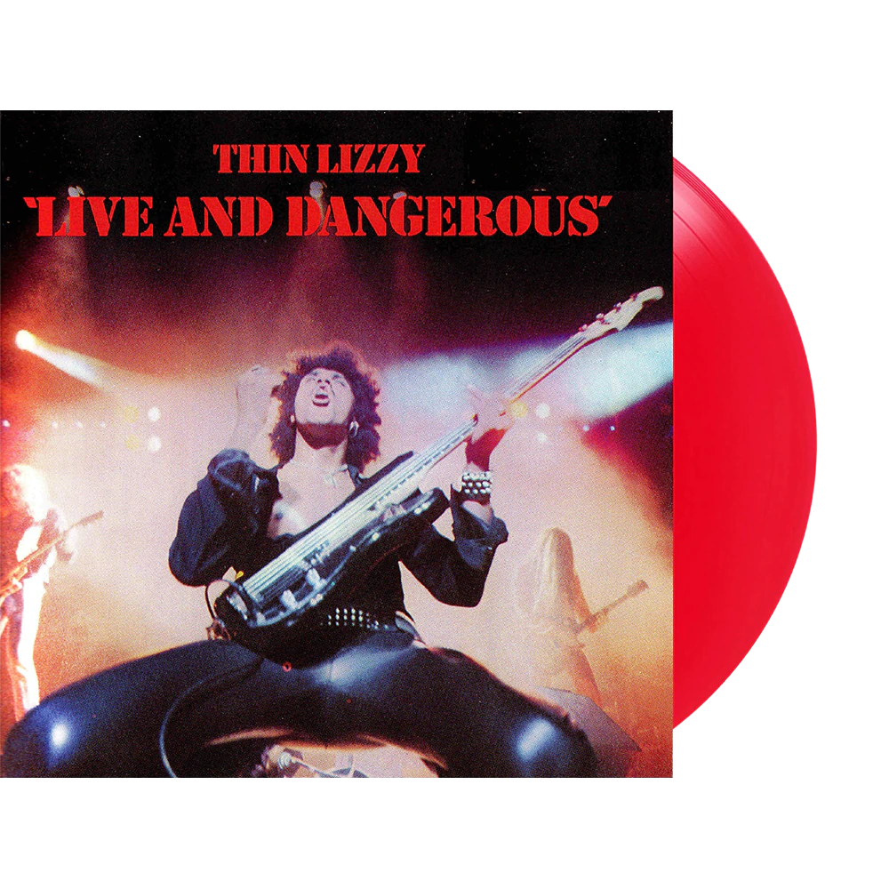 Thin Lizzy  Live And Dangerous 180 Gram Vinyl, Clear Vinyl, Red, Audiophile, Limited Edition 2 Lp's Vinyl Record