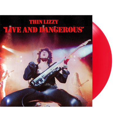 Thin Lizzy  Live And Dangerous 180 Gram Vinyl, Clear Vinyl, Red, Audiophile, Limited Edition 2 Lp's Vinyl Record