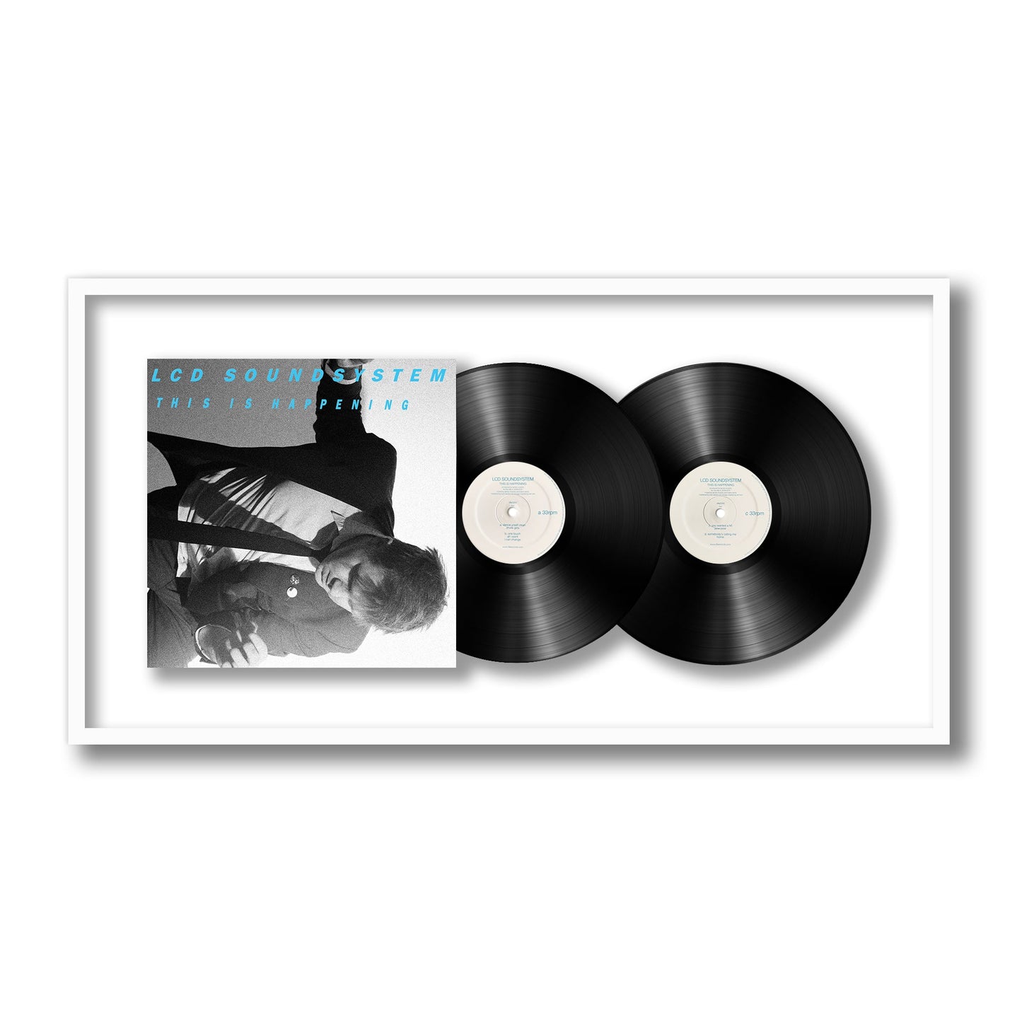 LCD Soundsystem This Is Happening Framed Vinyl Record