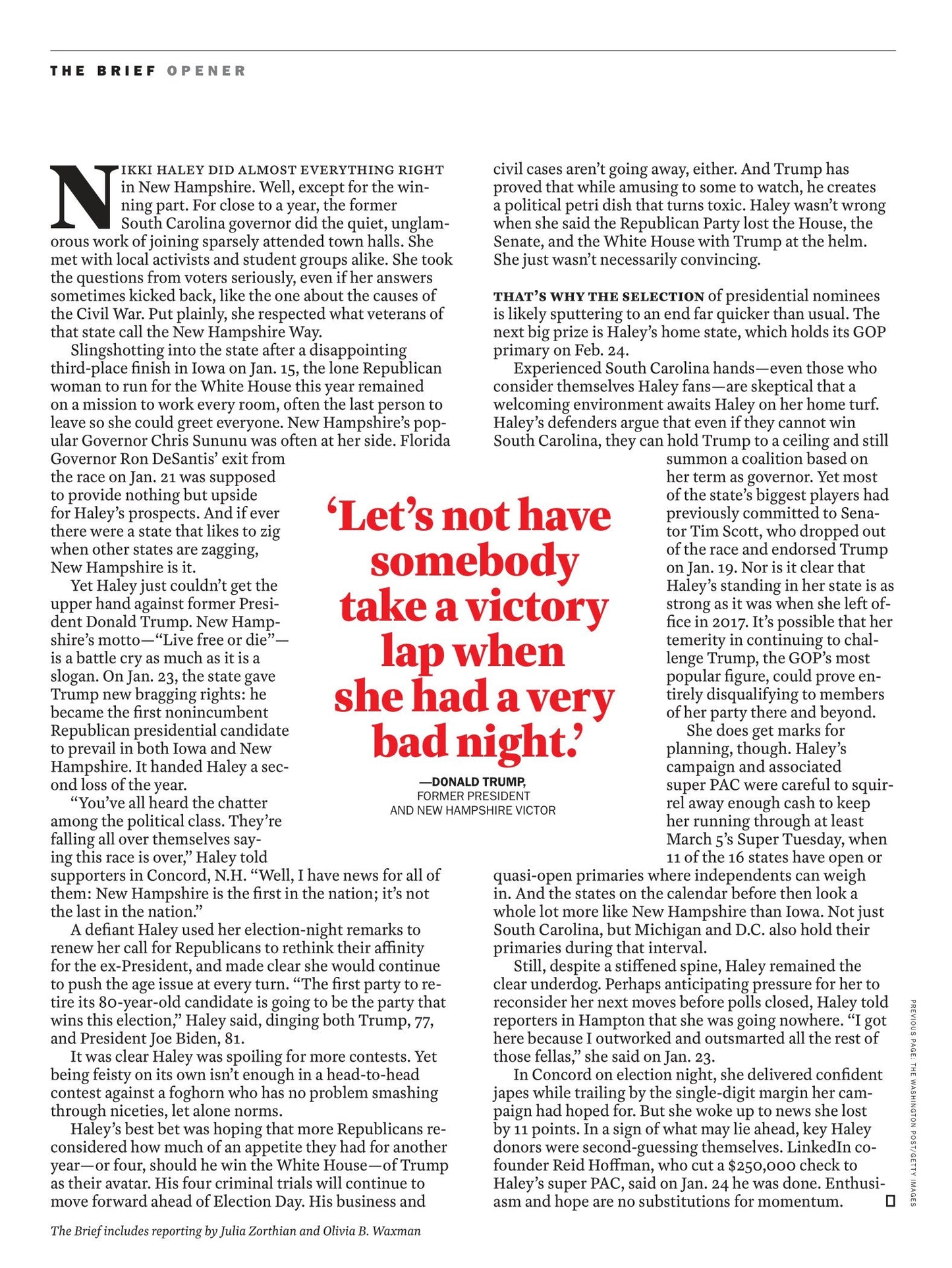 TIME Magazine - 02.12.24 Edition: Issa Rae & 17 Leaders Closing Racial Wealth Gap, Trump Wins New Hemisphere Over Nikki Haley, India's Controversial Temple, Ohio Train Derailment & Social Media Detox