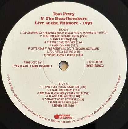 Tom Petty & The Heartbreakers – Live At The Fillmore, 1997 (3-LP Vinyl) Vinyl Record
