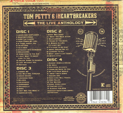 Tom Petty & The Heartbreakers – The Live Anthology (4-CD)