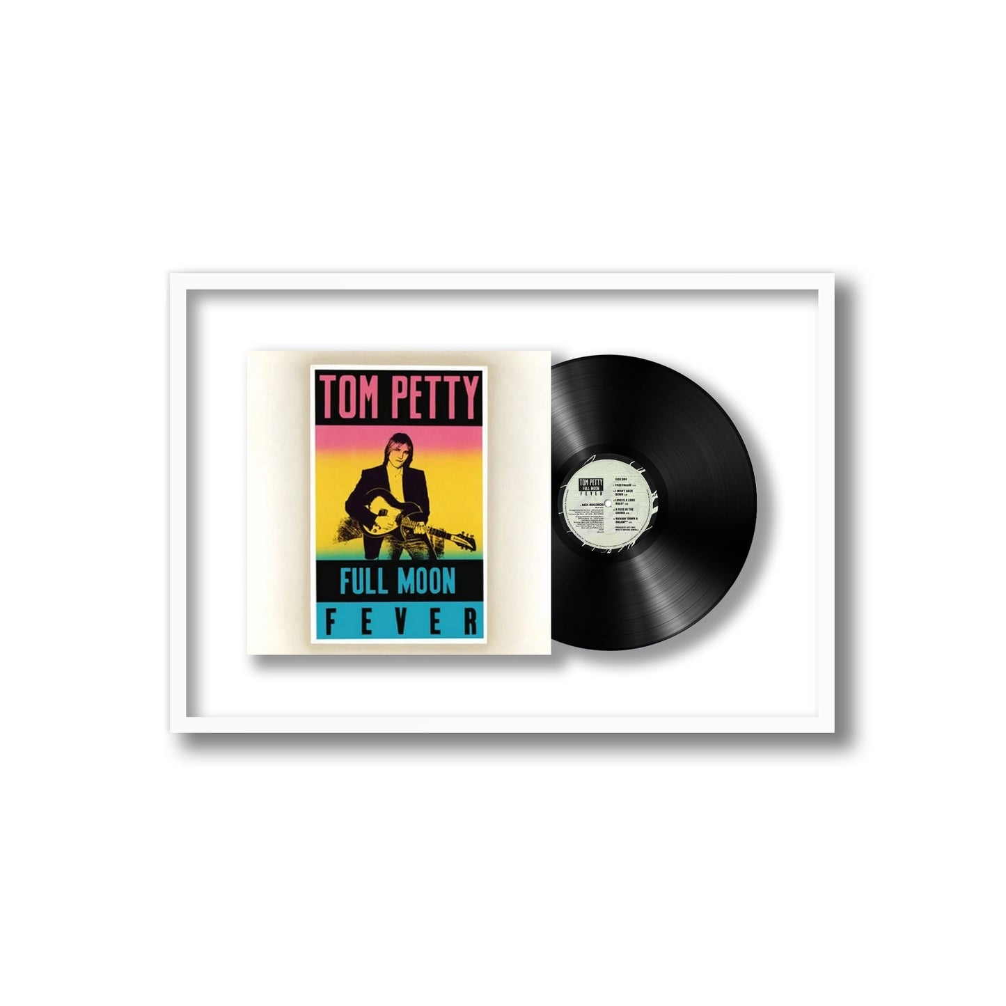 Tom Petty Full Moon Fever Framed Vinyl Record