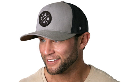Toronto Trucker Hat  |  Gray-Black TOR X Snapback