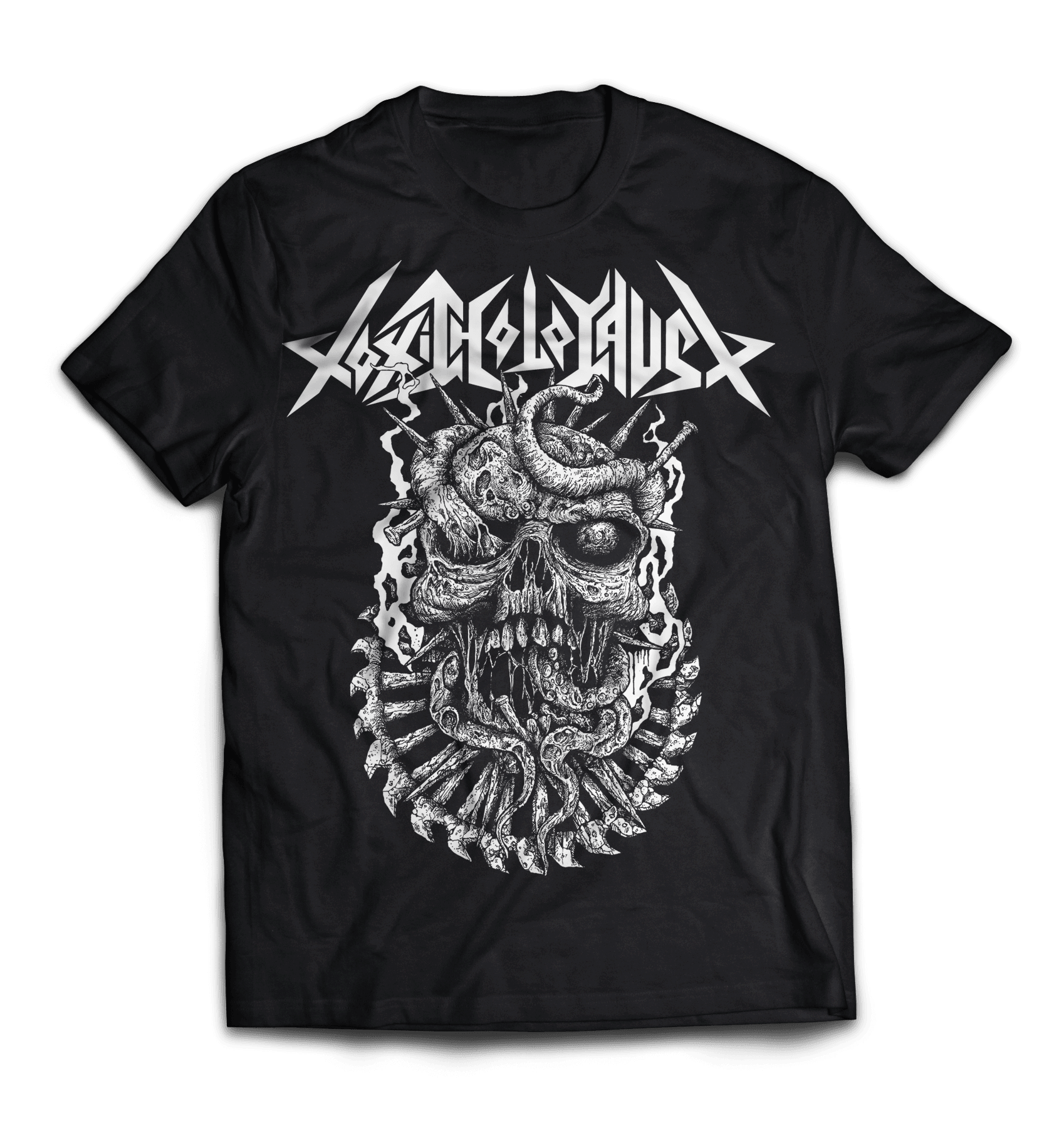 Toxic Holocaust Skull Mens T Shirt