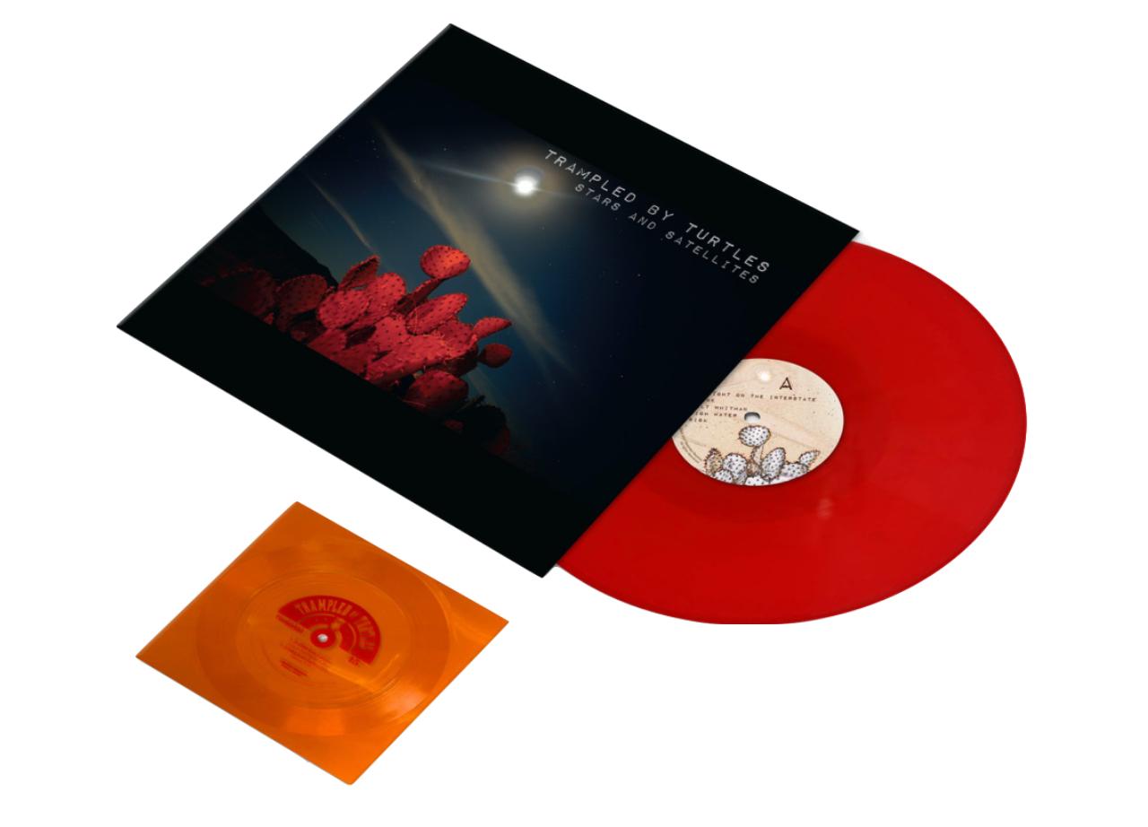 Trampled by Turtles - Stars And Satellites (Limited Edition, Clear Red Vinyl, Anniversary Edition) Vinyl Record