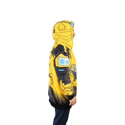 Hasbro | Transformers Bumble Bee Snugible 2-in-1 Blanket Hoodie & Pillow