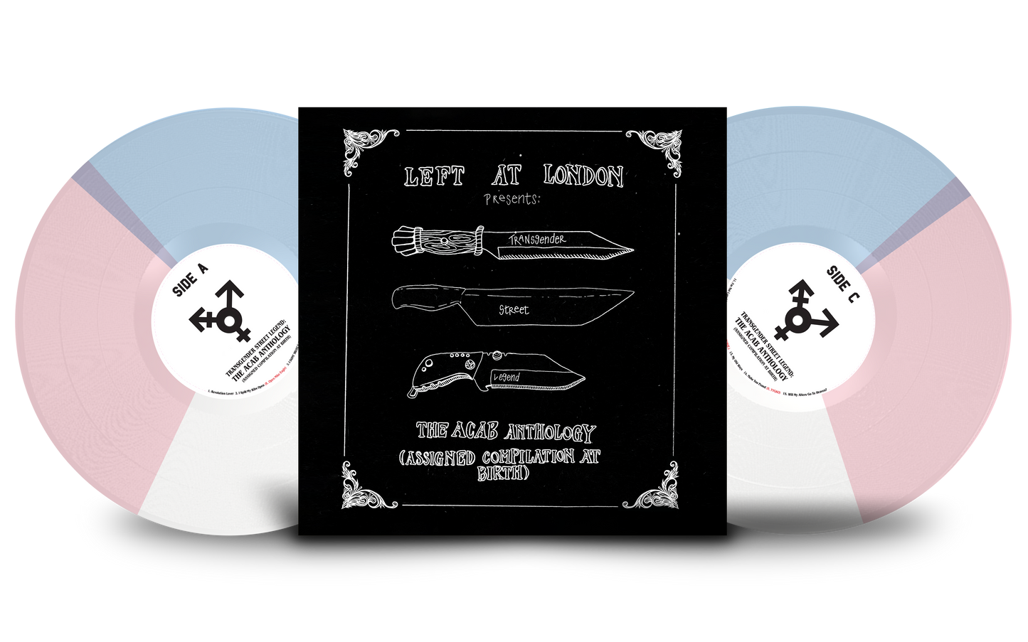 Transgender Street Legend: The ACAB Anthology - Trans Colors LP - Needlejuice Records - Vinyl Record