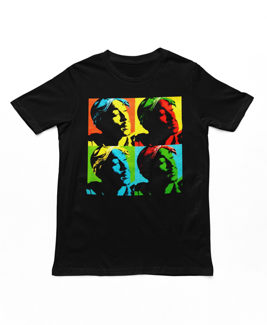 Tupac Pop Art Mens T Shirt Black