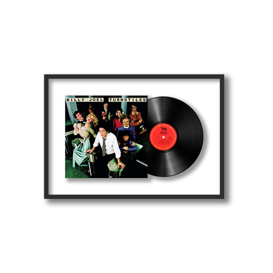 Billy Joel Turnstiles Framed Vinyl Record