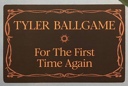 Tyler Ballgame – For The First Time Again (LP Vinyl) Vinyl Record