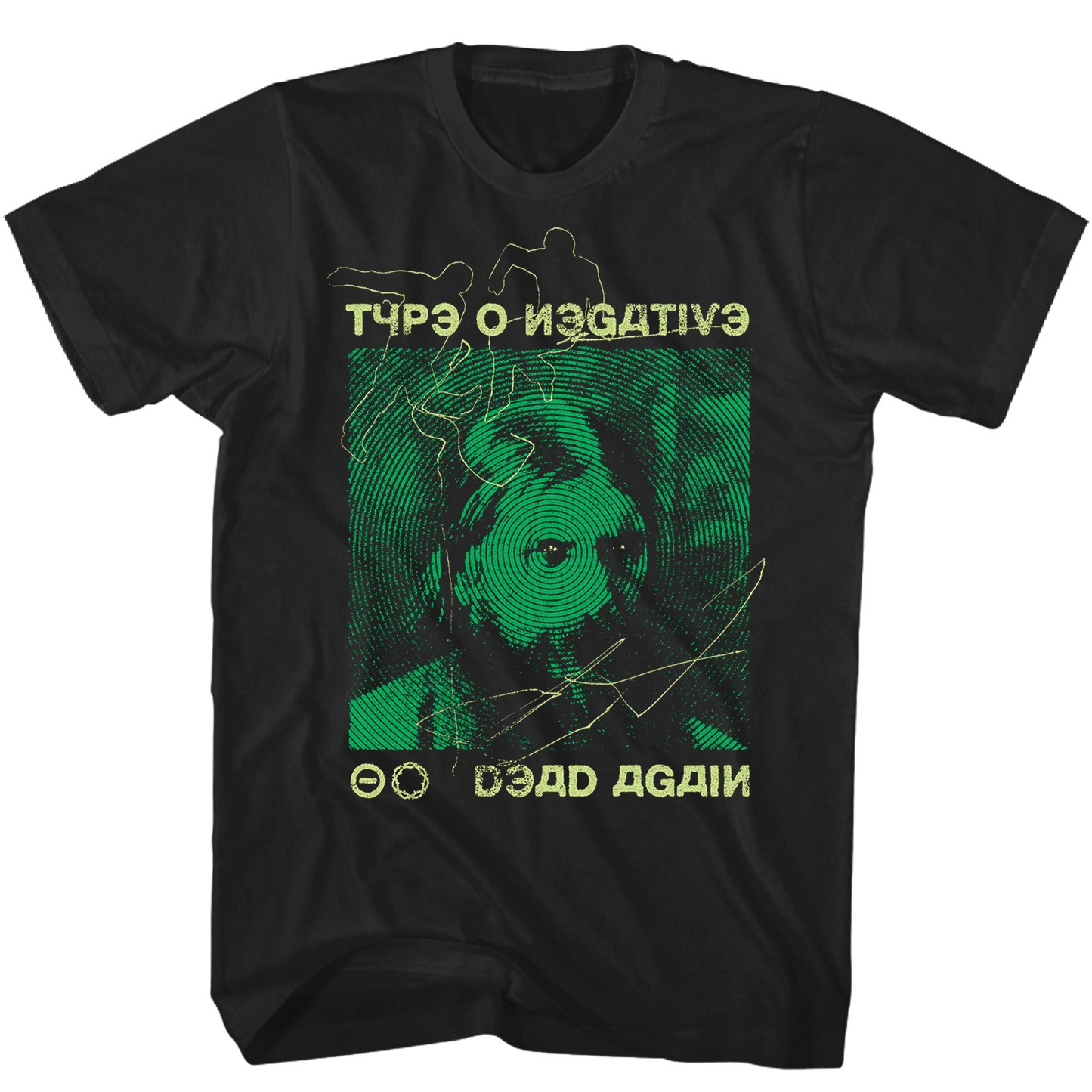 Type O Negative Dead Again Outline Mens T Shirt Black