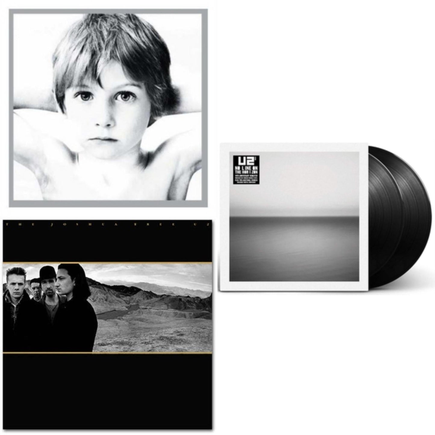 U2 - Boy & Joshua Tree & No Line On The Horizon (2 LP)