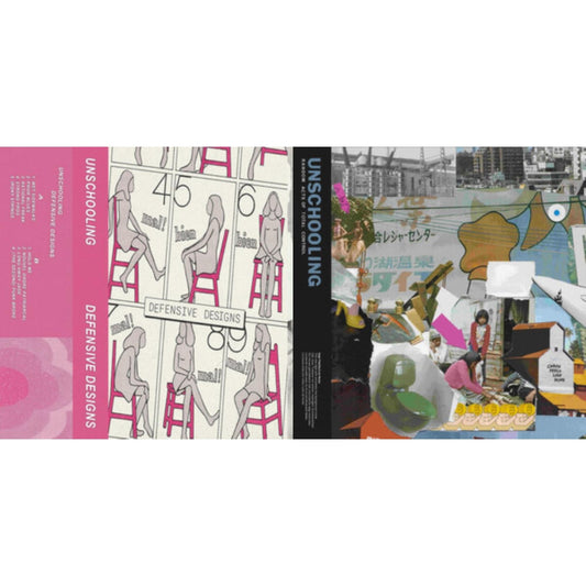Unschooling - Defensive Designs (Pink LP Vinyl) & Random Acts Of Total Control