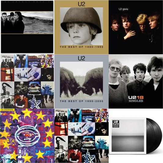 U2 - Joshua Tree & Best Of 1980-1990 (180G/2 LP) & Gloria (40Th Anniversary/180G/Transparent Yellow LP Vinyl) & Achtung Baby (180G/2 LP) & Best Of 1990-2000 (2LP) & U218 Singles & Zooropa (Transparent Yellow/2LP) & Achtung Baby (30Th Anniversary)