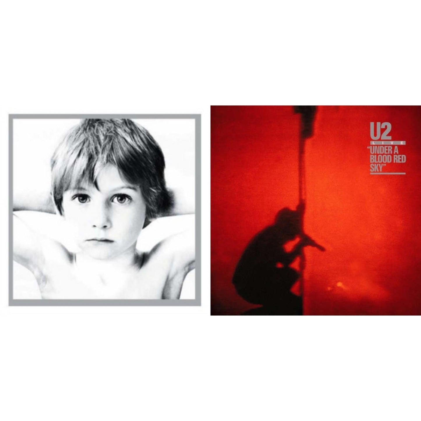 U2 - Boy & Under A Blood Red Sky - LP Vinyl Bundle