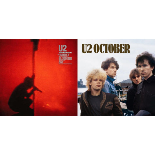 U2 - October & Under A Blood Red Sky - LP Vinyl Bundle
