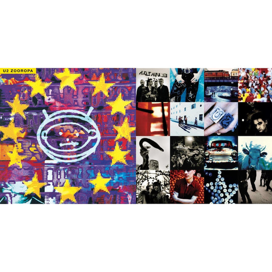 U2 - Zooropa (Transparent Yellow/2LP) & Achtung Baby (30Th Anniversary) (Deluxe Red/Blue Vinyl/2LP)